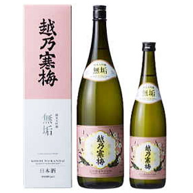越乃寒梅 無垢（純米大吟醸）化粧箱入