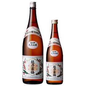 越乃寒梅 普通酒 亀田郷大江山産